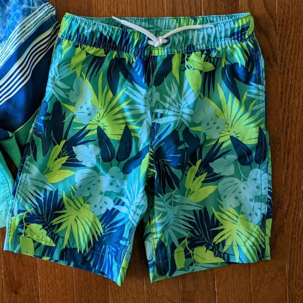 Lands End Size 8 boy swim shorts